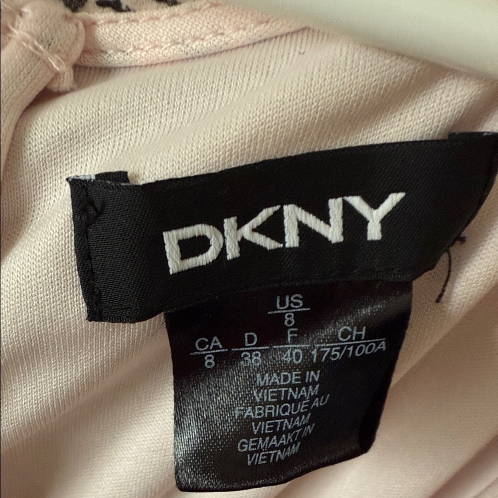 DKNY Pink Long Sleeve Wrap Dress - Picture 2 of 7
